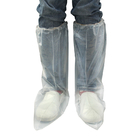 Λευκό μη υφασμένο ύφασμα μίας χρήσης μπότες με αντιστροφή
