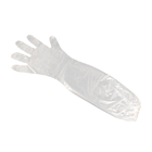 Οικιακό 60cm μήκος χεριού πλαστικά γάντια μίας χρήσης