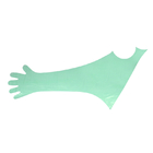 PE 50pcs Ξαναχρησιμοποιήσιμα γάντια με μακρύ βραχίονα ελαφρύ
