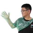 PE 50pcs Ξαναχρησιμοποιήσιμα γάντια με μακρύ βραχίονα ελαφρύ