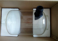 32 ενιαίος δέκτης γάλακτος γυαλιού υγιεινής κλίμακας λίτρου με το λαστιχένιο αγκώνα 63mm