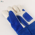 Το προστατευτικό πρώτο Cowhide στρώματος σουέτ φορά γάντια στη ζωική διάσωση 55*25*13.5cm
