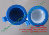 Ανθεκτικό πλαστικό φλυτζάνι εμβύθισης επιστροφής ρωγών με την μπλε κάλυψη χρώματος, ενιαίος-τοπ σχηματοποίηση